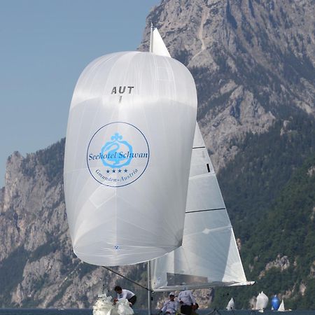 Seehotel Schwan Gmunden Exterior foto